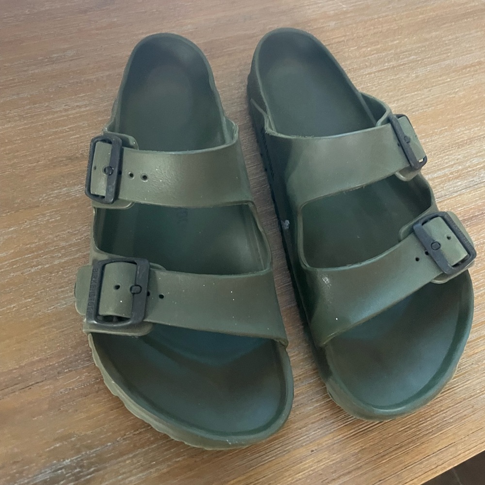 Green Arizona Birkenstocks Size 11